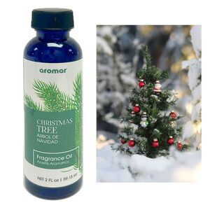Christmas Tree Scented Home Fragrance Oil 2 FL OZ  Holiday Edition  Aromar